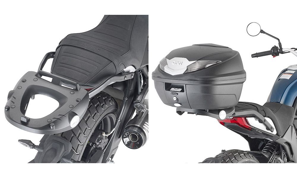 Attacco posteriore per bauletto Givi Monolock CF moto 700 cl-x