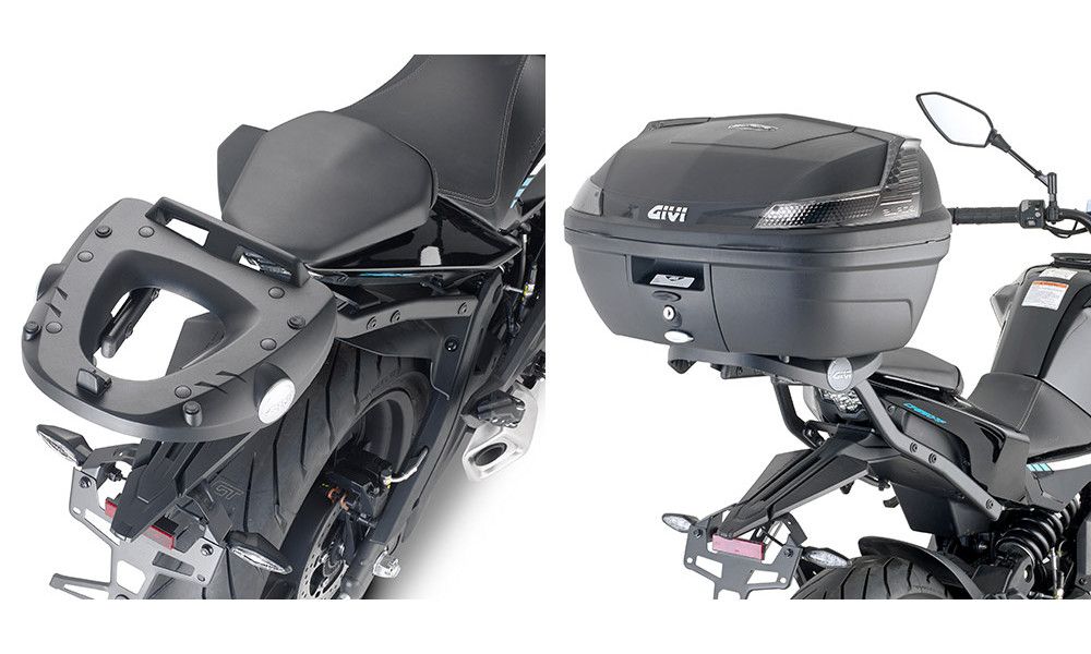 Attacco posteriore per bauletto Givi Monokey/Monolock CF moto 650 nk