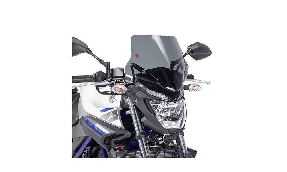 Givi Spezifisches Windschild getönt 28x38 cm für Yamaha MT-03 321