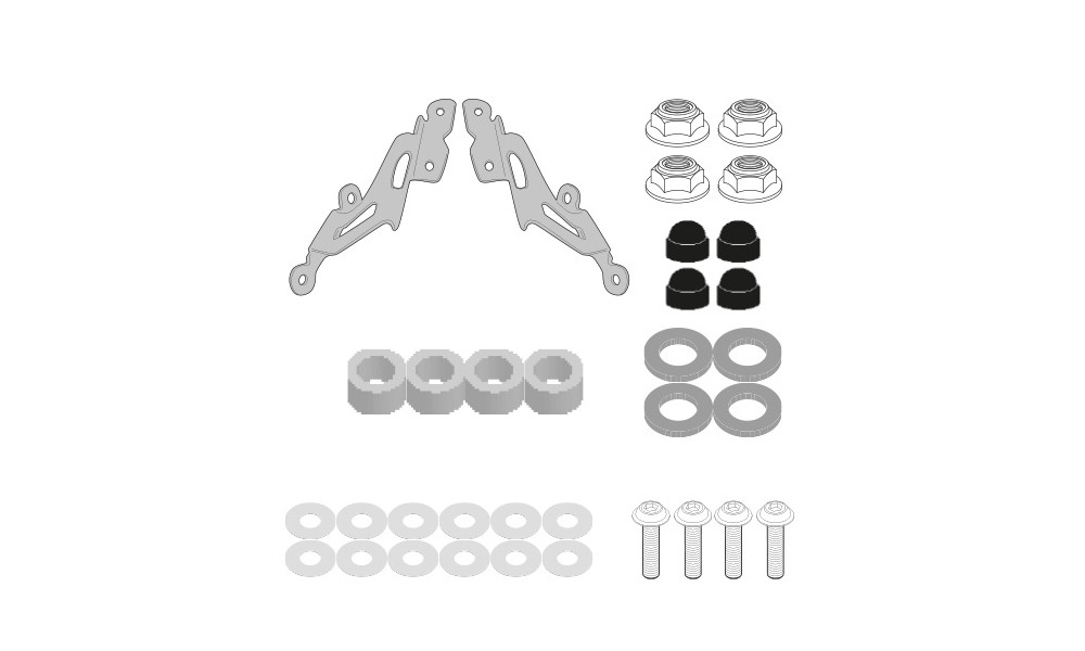 Givi kit attacco cupolino Yamaha MT 125 (20-22)