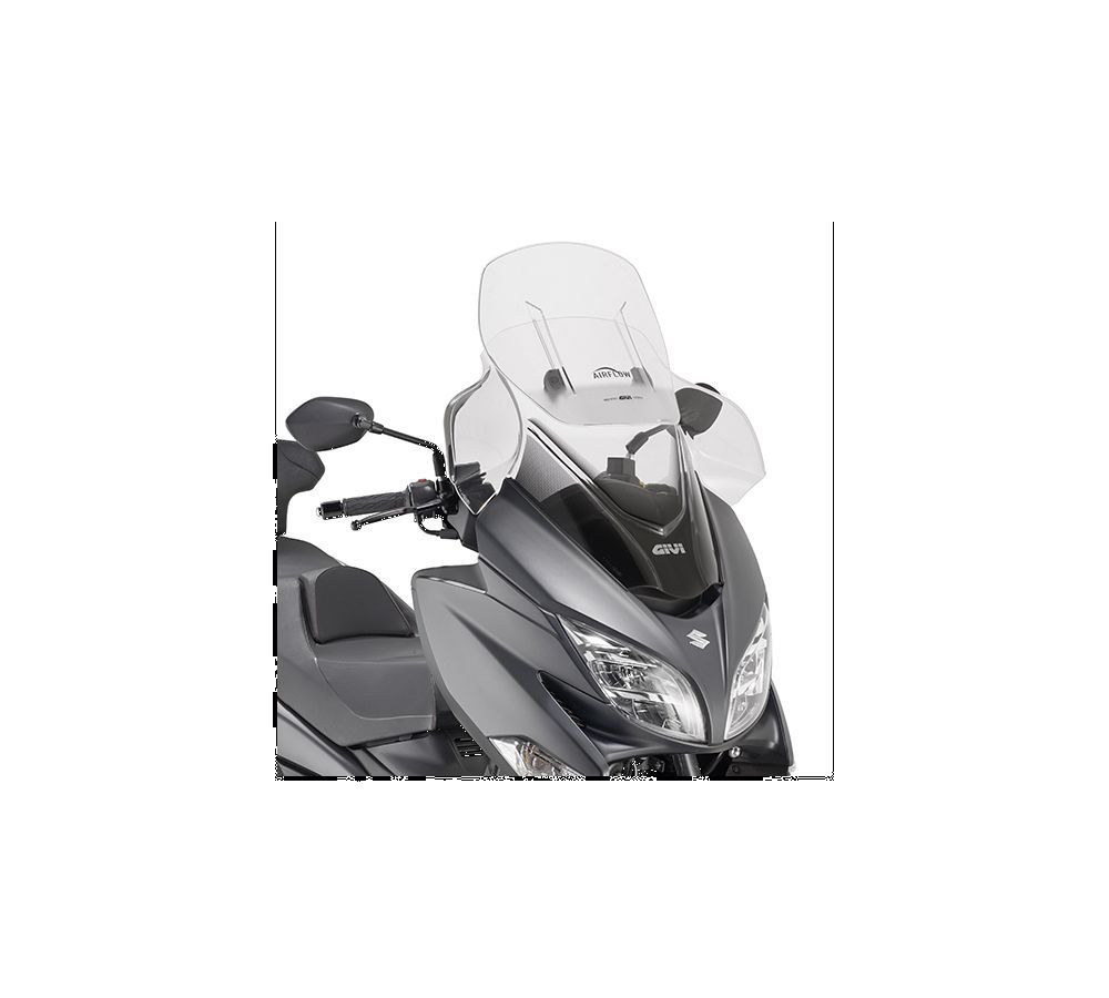 Givi Höhenverstellbare windschild transparent für Suzuki Burgman 400