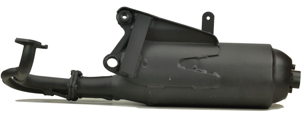 SCARICO COMPLETO NERO PER TYPHOON 125 /X, SKR 125 ORIGINALE PIAGGIO