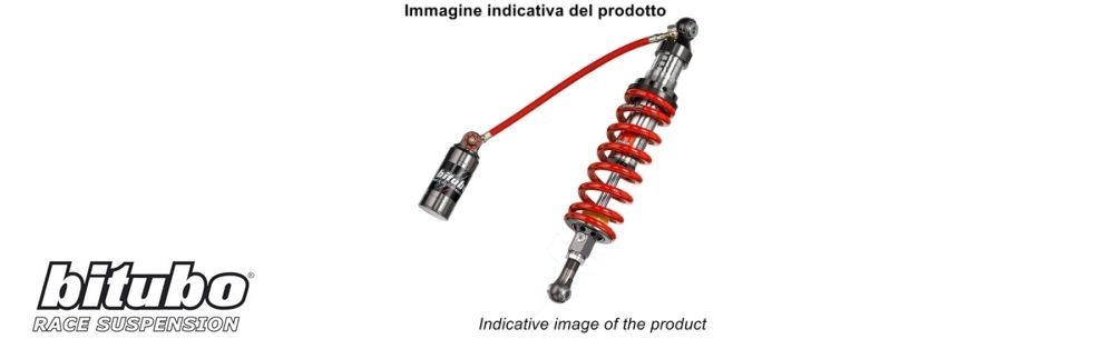 Bitubo ammortizzatore posteriore rosso Honda ntv650 revere,nx500 dominator