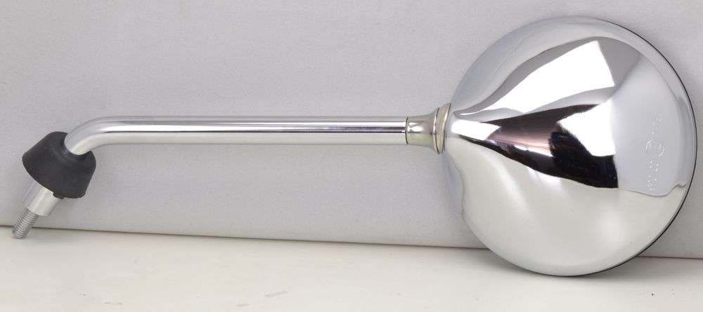 PIAGGIO ORIGINAL REAR VIEW MIRROR LEFT CHROMED ROUND VESPA LX 50/25/150 - 