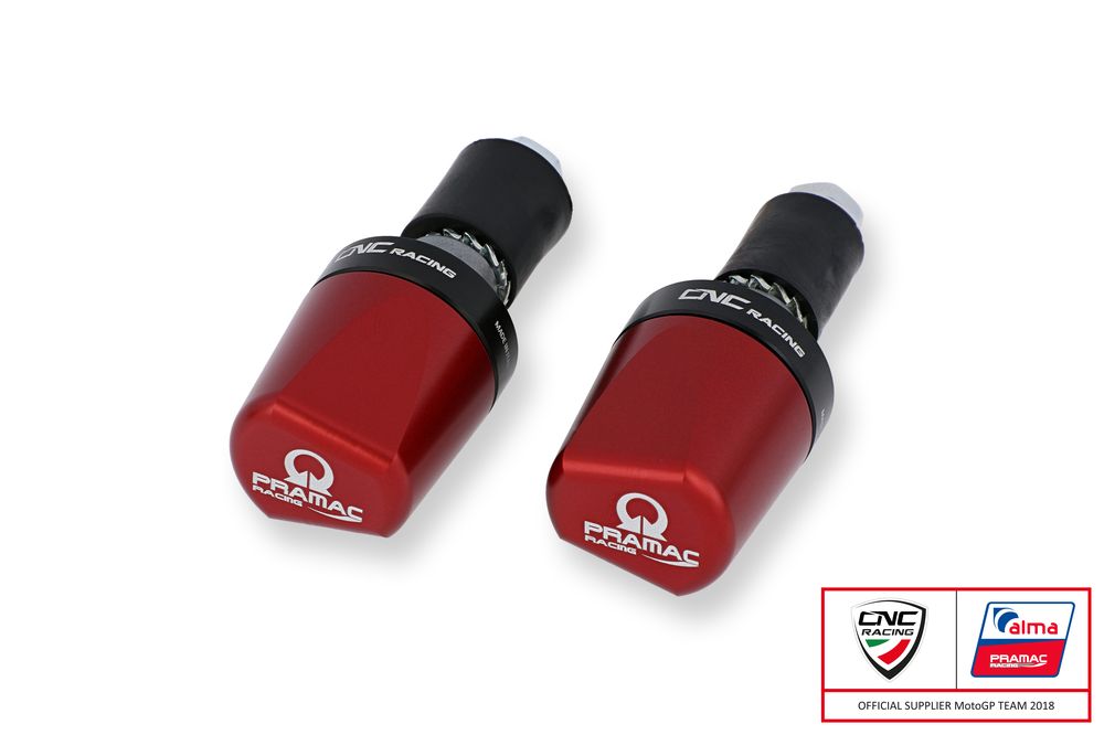 CNC RACING CONTRAPESO DE MANILLAR LOOK ROJO PARA APRILIA CAPONORD 1200