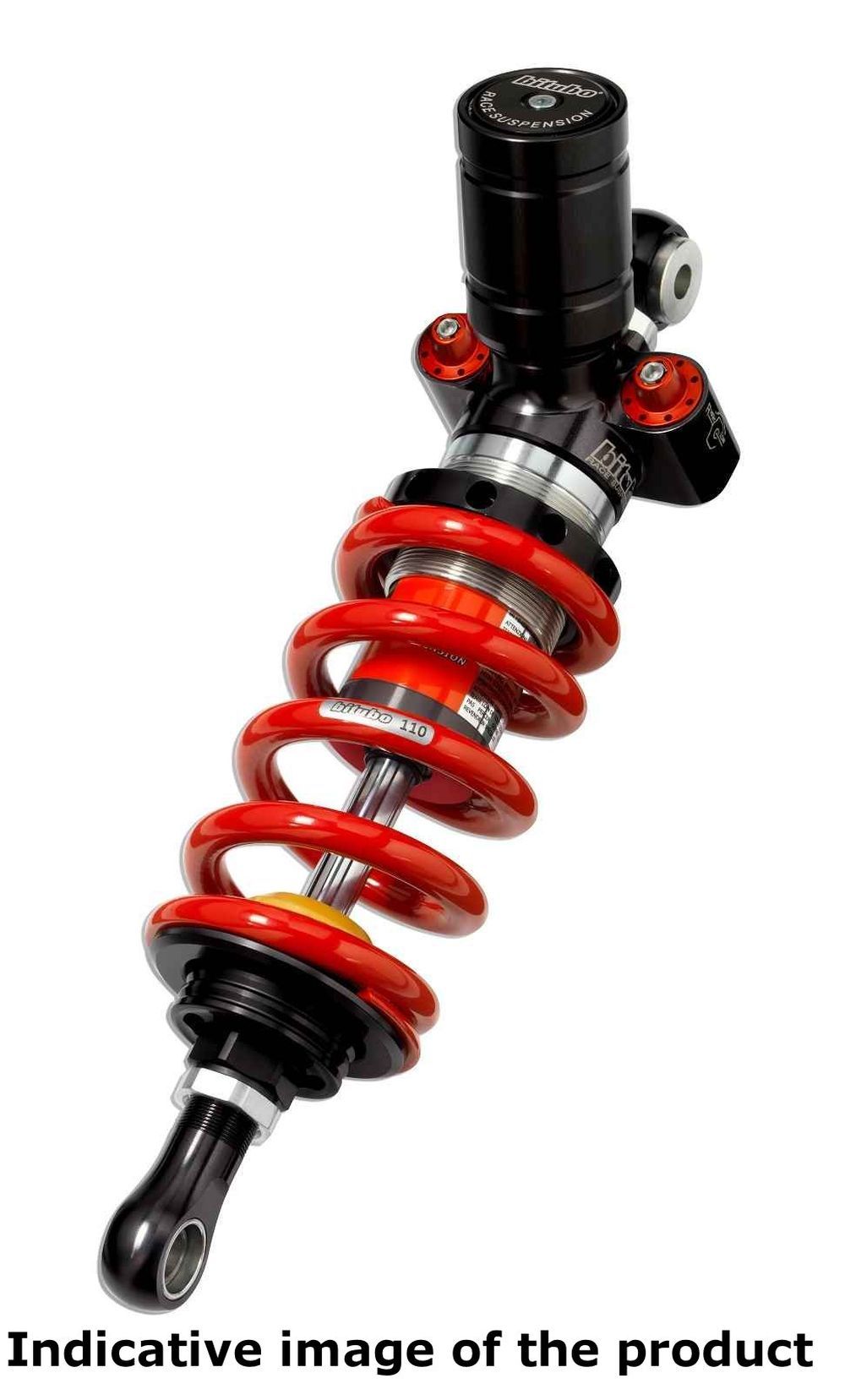 Bitubo ammortizzatore posteriore colore rosso per Honda nx650 dominator