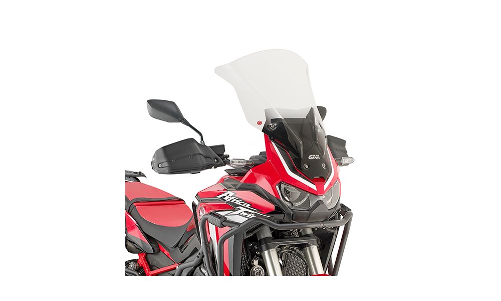 Transparent windscreen Givi 57,5 X 45 cm for Honda CRF 1000 l Africa twin