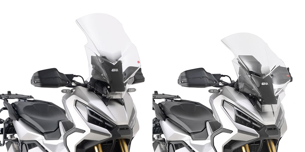 Transparent windscreen Givi 64x43,5 cm (h x l) 10 cm Honda X-Adv 750 21
