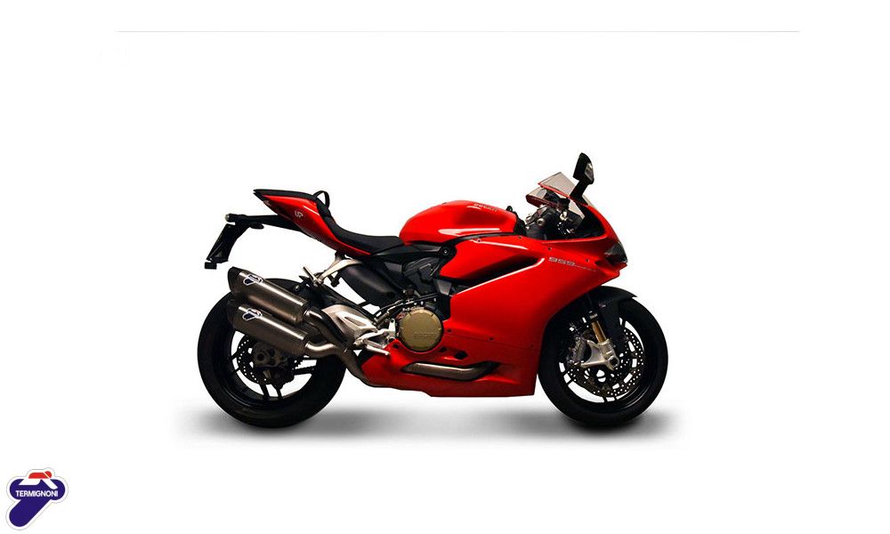 Paar Schalldämpfer Termignoni titan mit strassenzulassung Ducati Panigale 959