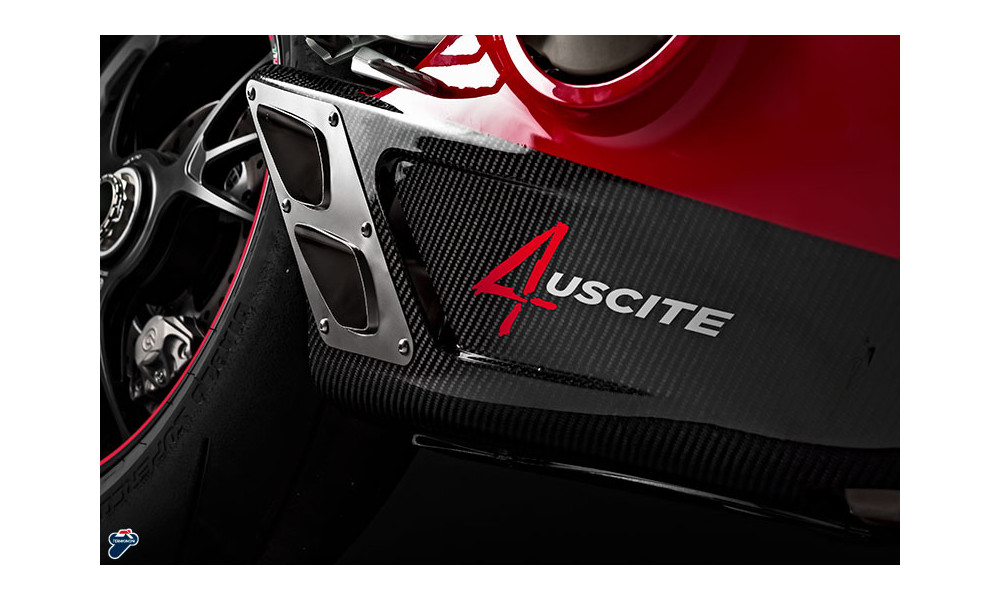 Echappement 4 sortie Racing Termignoni pour Ducati Panigale v4