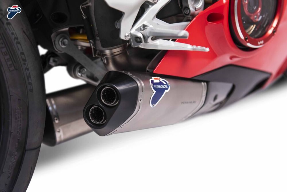 Termignoni Pair of Silencers Racing for Ducati Panigale V4 /S/R