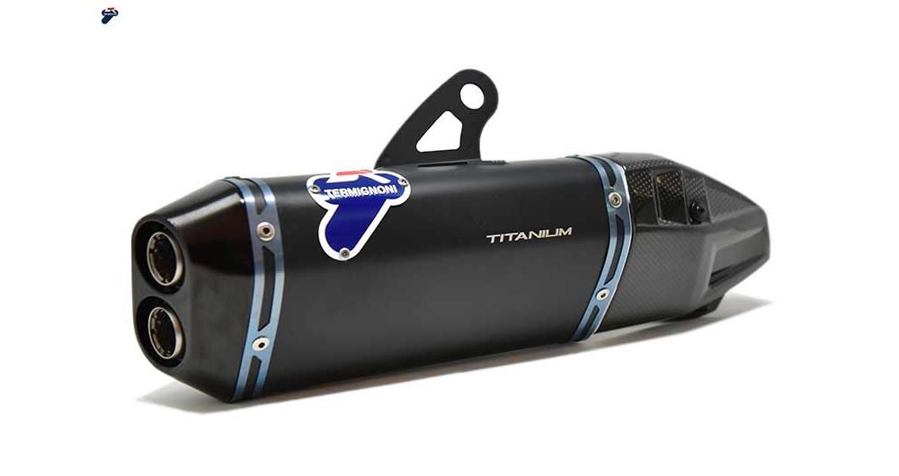 Pair of silencers Termignoni racing Ducati Streetfighter V4