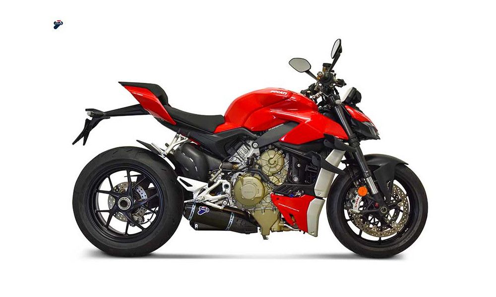 Pair of silencers Termignoni racing Ducati Streetfighter V4