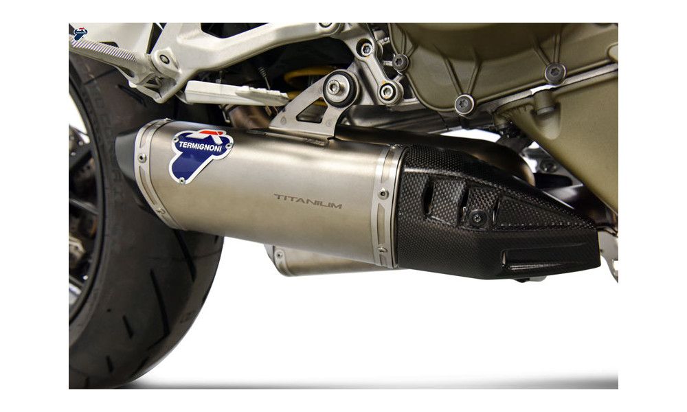 Termignoni Pair of Silencers made of titanium Streetfighter V4