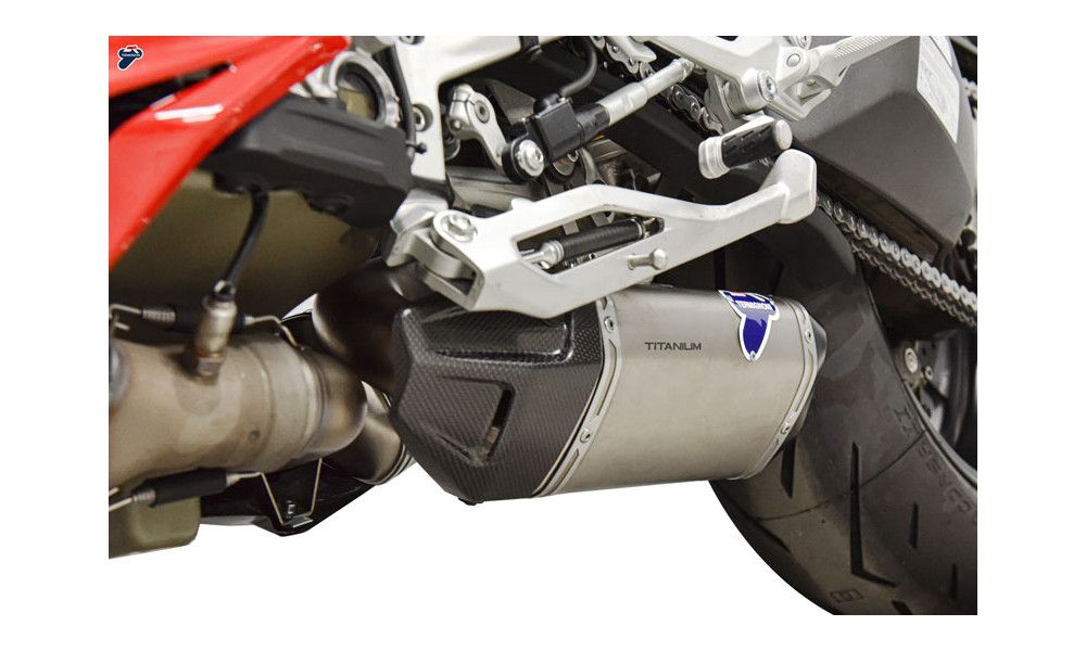 Termignoni Par de silenciosos de titanio non Homologada para Ducati Streetfighter V4