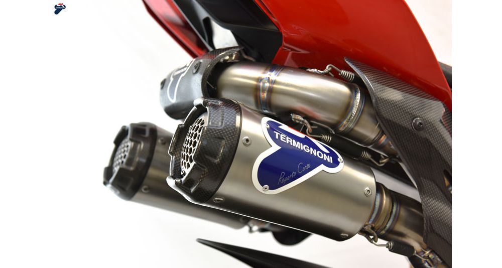 Termignoni Complete exhaust system racing inox for Ducati Panigale V4