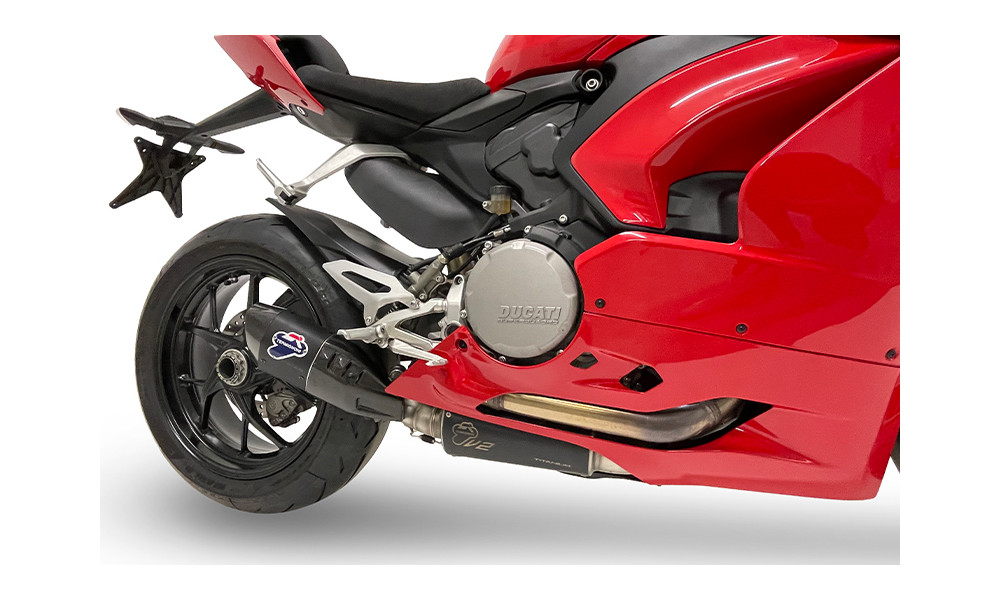 Side silencer kit D221 Termignoni for Ducati Panigale 950 V2/Streetfighter V2