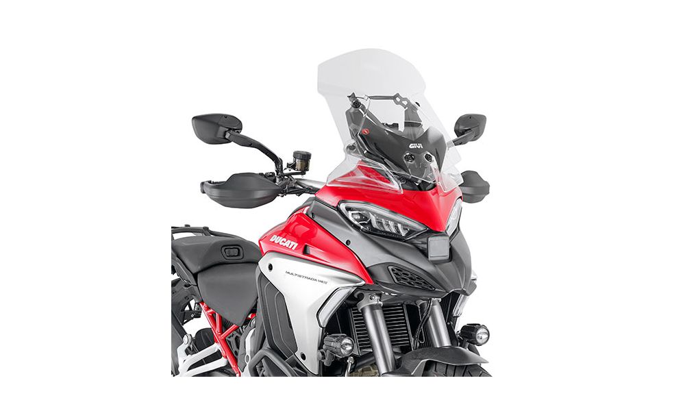 Specific transparent windscreen Givi 50x38 cm (h x l) Ducati Multistrada V4