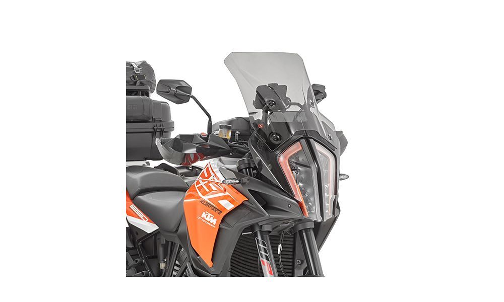 Windscreen smoked Givi 38 X 40 cm for KTM super Adventure /r/s