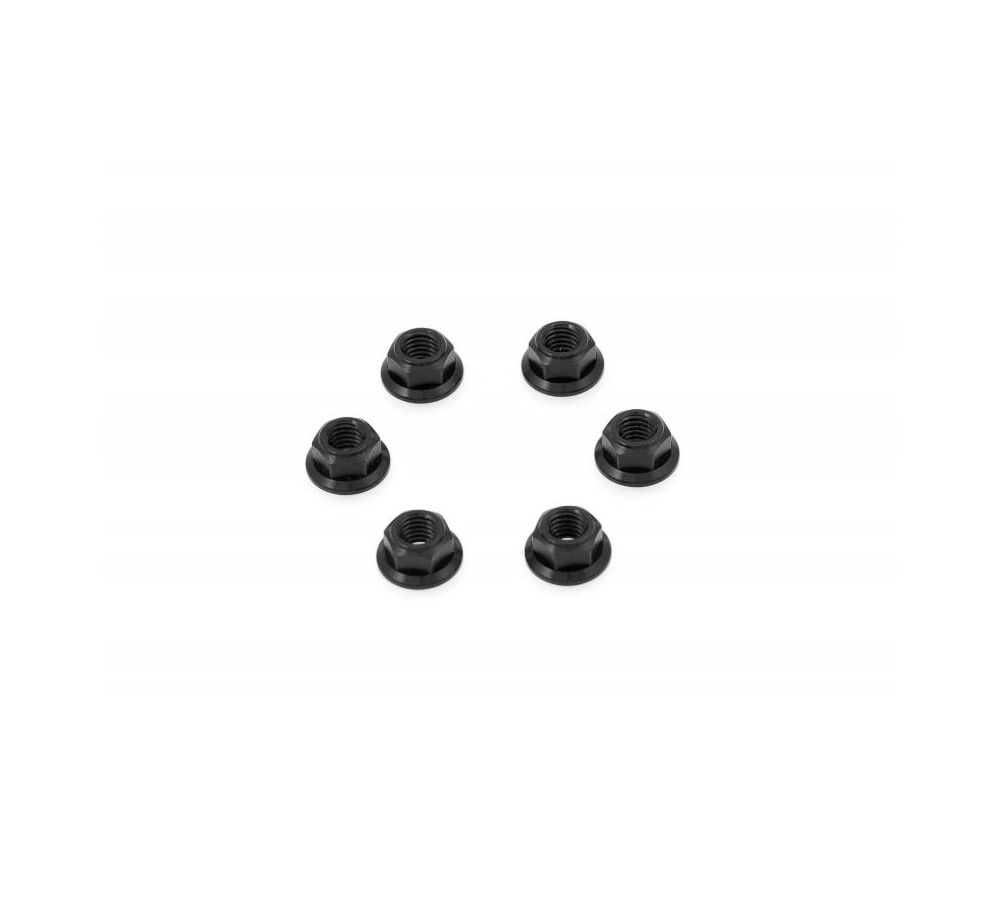 CNC RACING ÉCROUS COURONNE KIT DE 6 PCS NOIR DIAVEL 1200, MONSTER 1200
