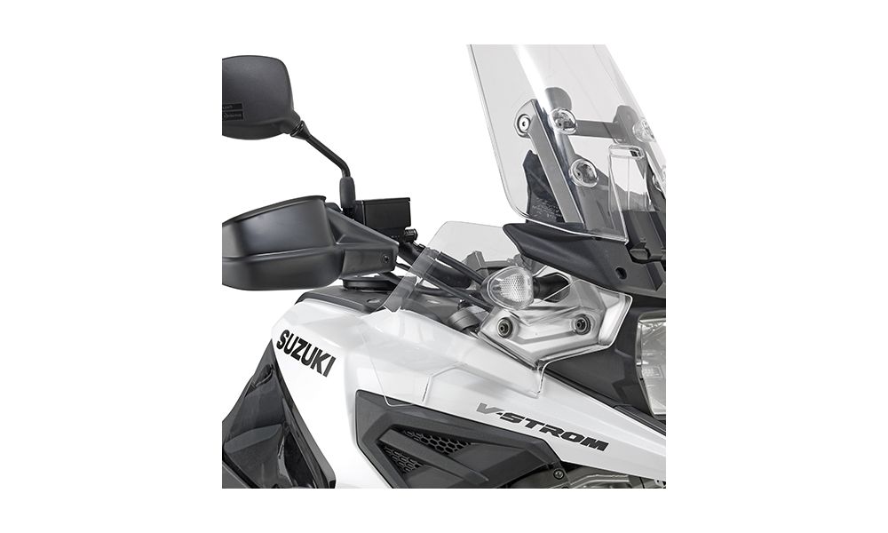 GIVI PAIR OF PROTECTIVE TRANSPARENT HANDLE-BAR FOR SUZUKI V-STROM 1050 