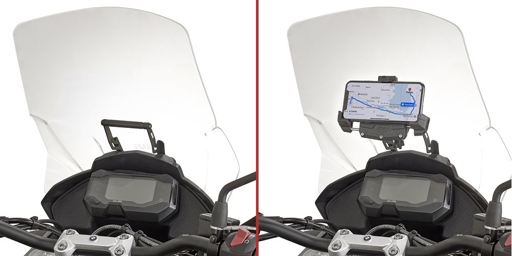 Givi Barra a montar S902A, S920M, S920L y GPS-Smartphone Soporte para BMW 310 GS