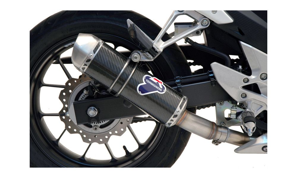 Termignoni Silencer approved in carbon for Honda CB 500 / CBR 500