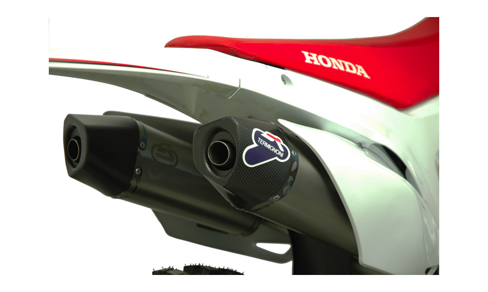 Pair of silencers Termignoni racing Relevance C Honda CRF 450 R 15-16