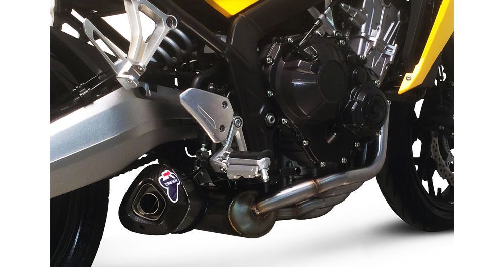Complete exhaust system Termignoni approved carbon Honda CB 650/650F