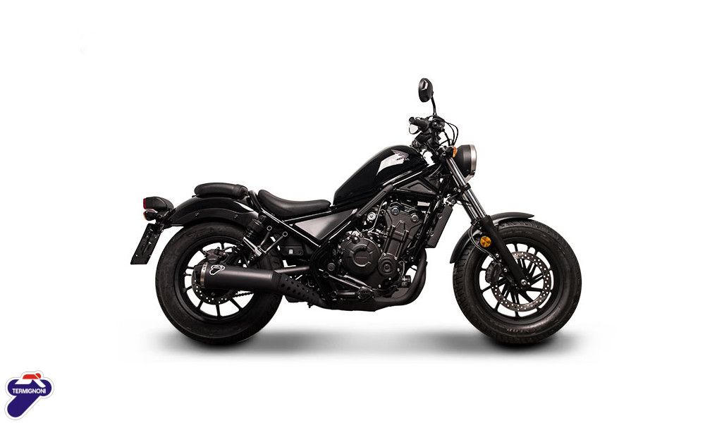 Termignoni Silenziatore black omologato per Honda Rebel 500