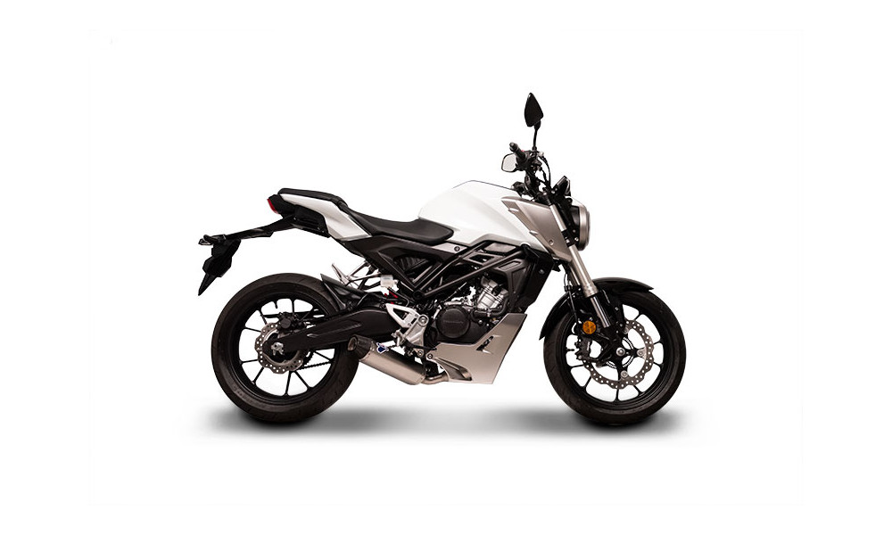 Complete exhaust system Termignoni approved with end cap carbon Honda CB125