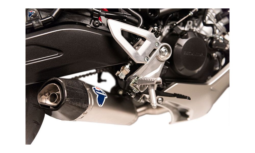 Complete exhaust system Termignoni approved with end cap carbon Honda CB125