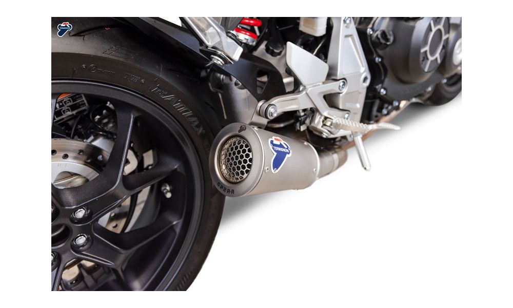 Stainless steel Termignoni silencer only for Honda CB 1000 R