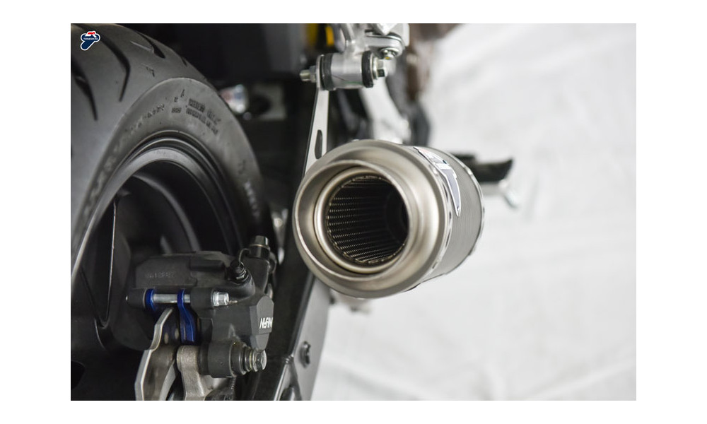 Silencer Termignoni carbon inox end cap Honda CB 500 F-R-X