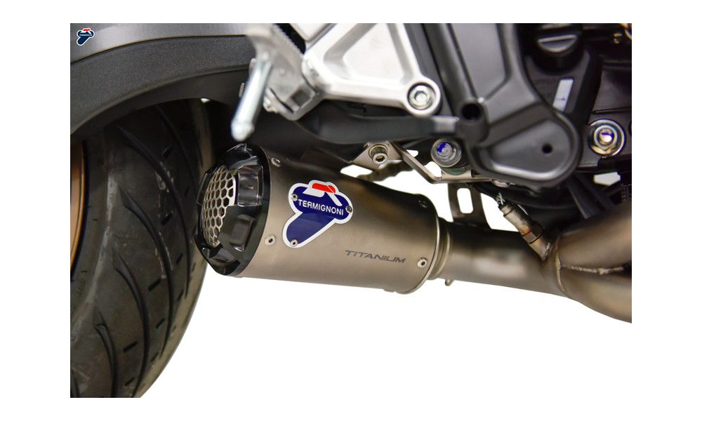 Complete exhaust system Termignoni with silencer GP2R-RHT titanium Honda CB650