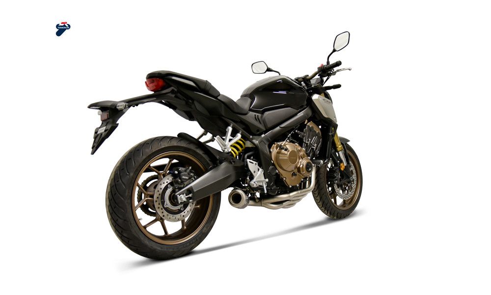 Complete exhaust system Termignoni with GP Classic silencer titanium black Honda CB650
