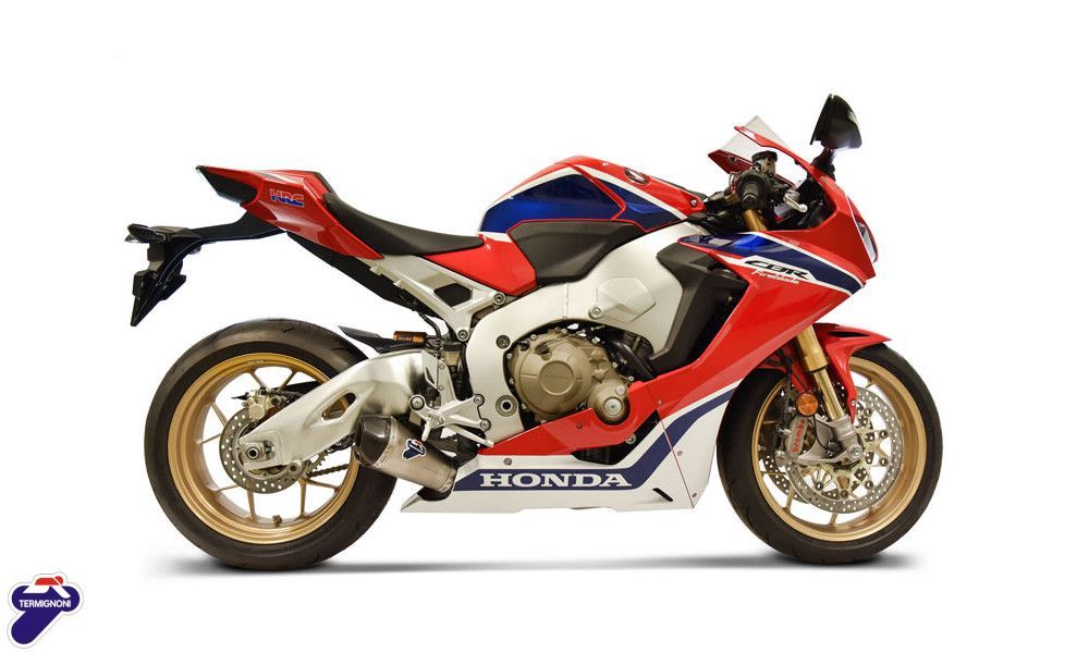 Termignoni exhaust system titanium end cap carbon Honda CBR 1000