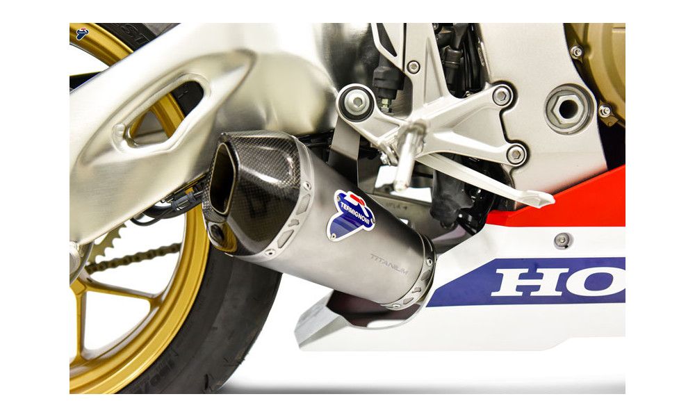 Termignoni exhaust system titanium end cap carbon Honda CBR 1000