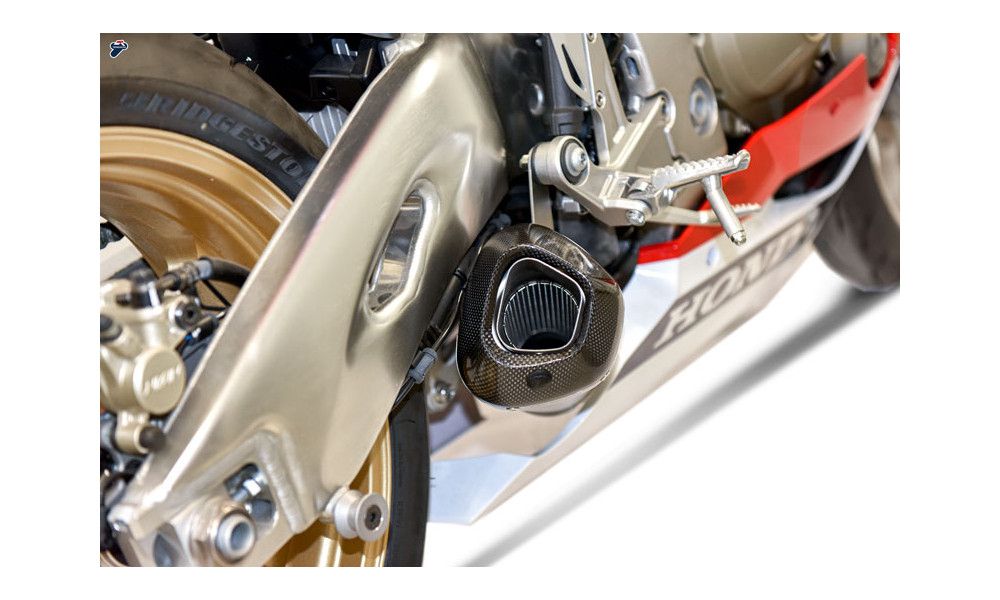Termignoni exhaust system titanium end cap carbon Honda CBR 1000