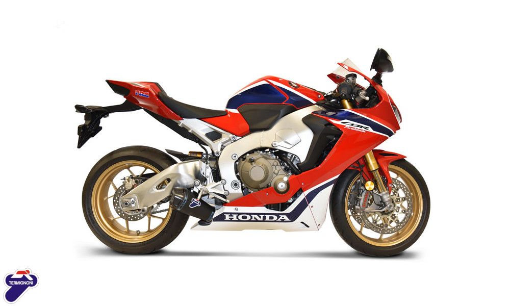 Termignoni exhaust system with silencer Relevance black Honda CBR 1000