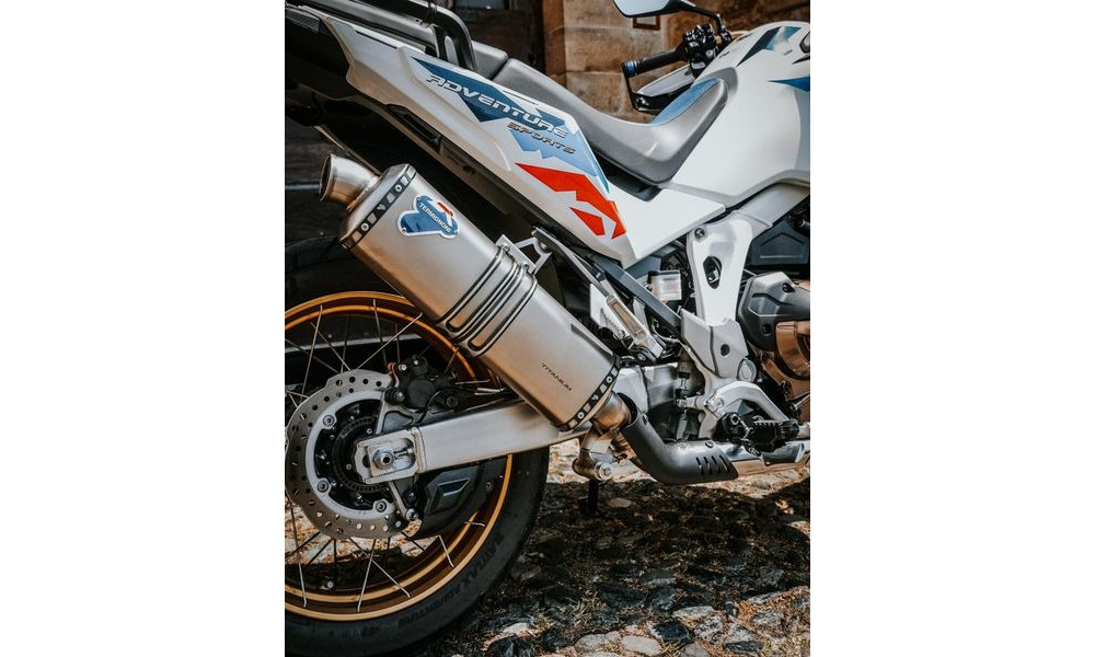 Approved silencer CAMICIA titanium Termignoni for Honda CRF 1100L Africa twin &#39;24