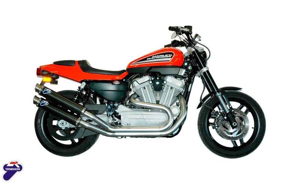 Pair of silencers Termignoni approved carbon HARLEY DAVIDSON XR1200R