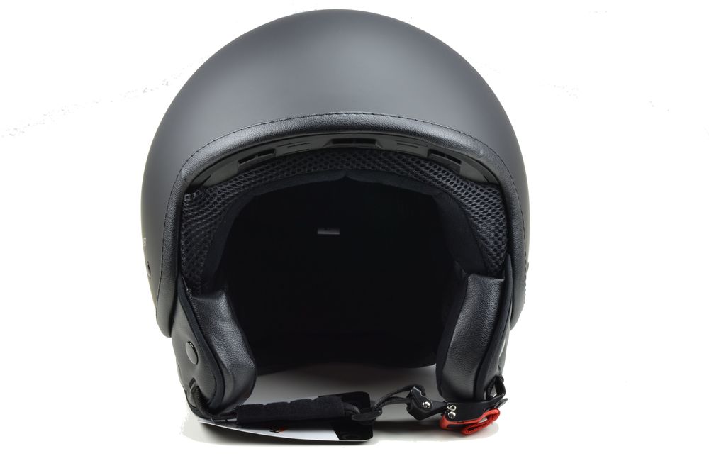 Casco demi jet in materiale termoplastico nero Kappa moto