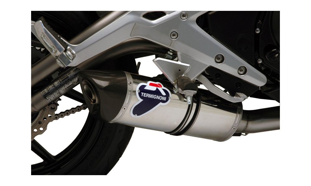Complete exhaust system Termignoni inox Relevance approved Kawasaki ER-6N 