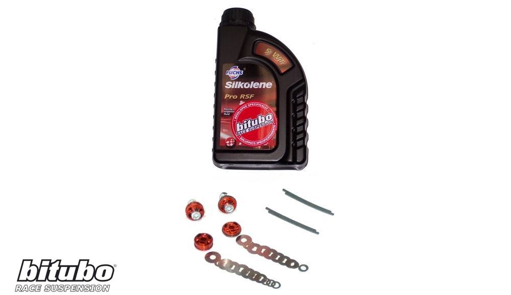 BITUBO FORK KIT REBOUND-COMPRESSION PISTONS/SHIMS/OIL YAMAHA YZF600R6