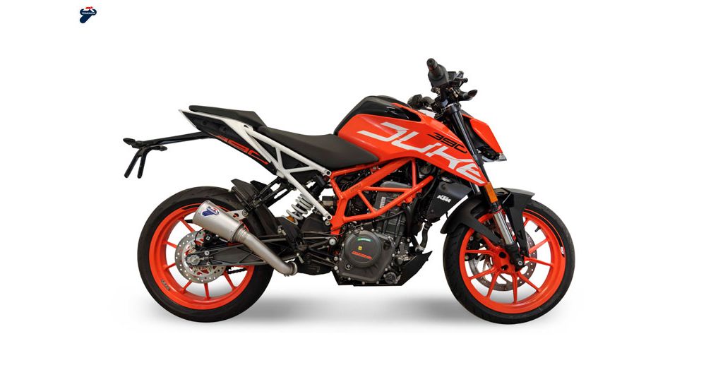 Stainless steel Termignoni silencer only for KTM 390 Duke