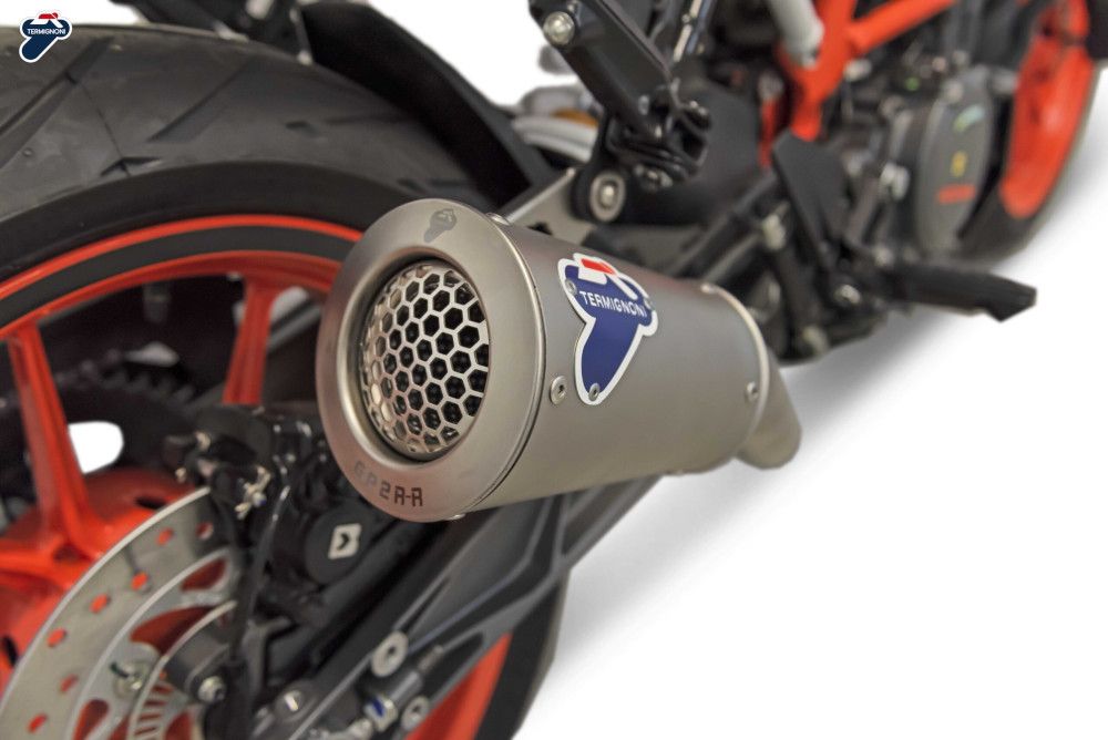 Stainless steel Termignoni silencer only for KTM 390 Duke