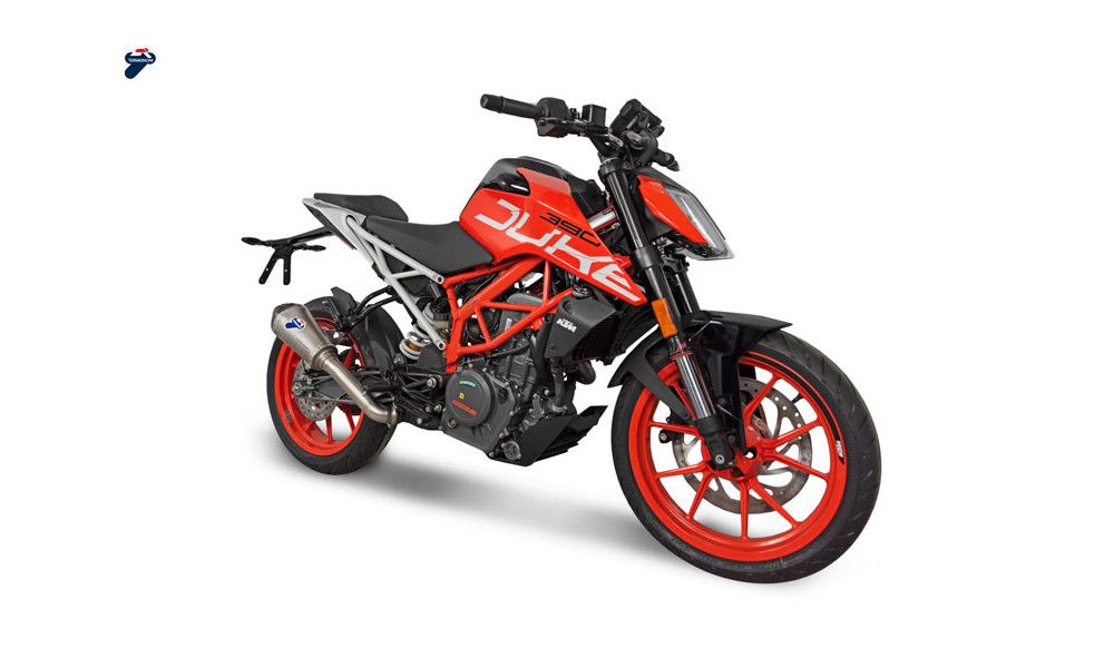 Stainless steel Termignoni silencer only for KTM 390 Duke