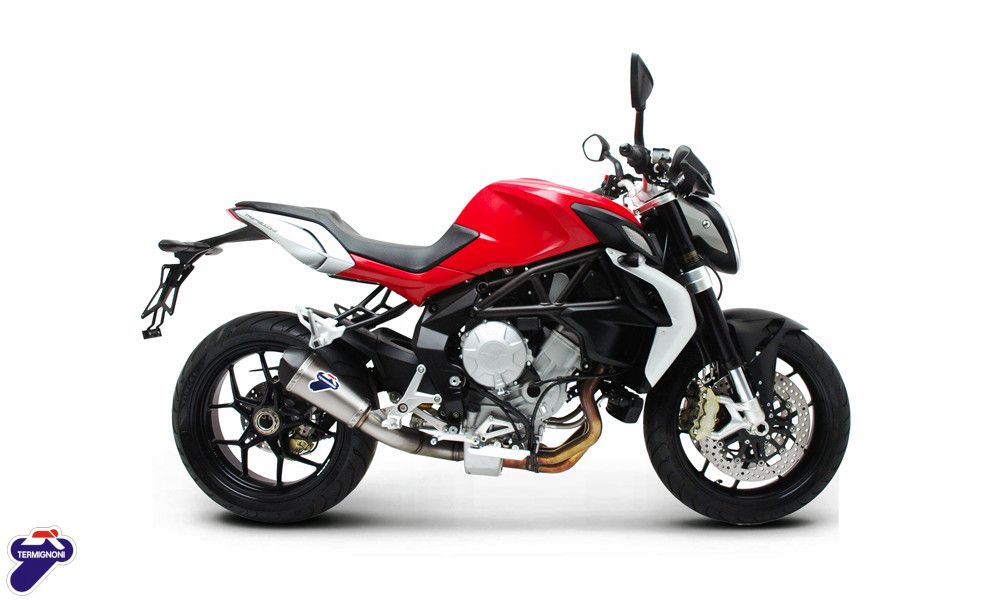 Silencer Termignoni racing titanium MV Agusta Brutale B3 675-800 RIVALE