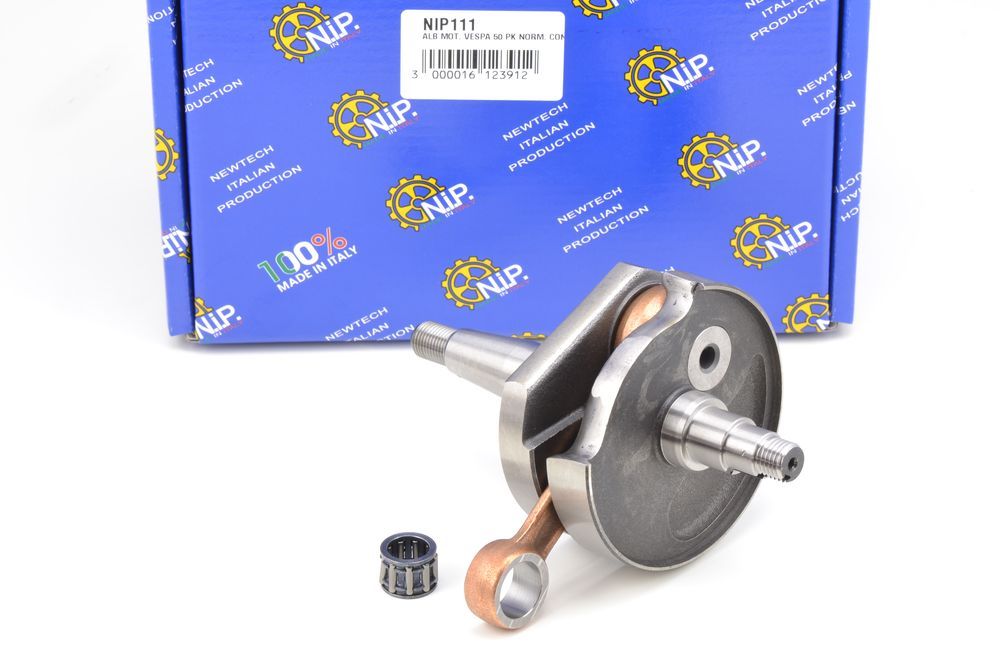 NIP Crankshaft standard big cone for Vespa 50 PK - 100% Made in Italy